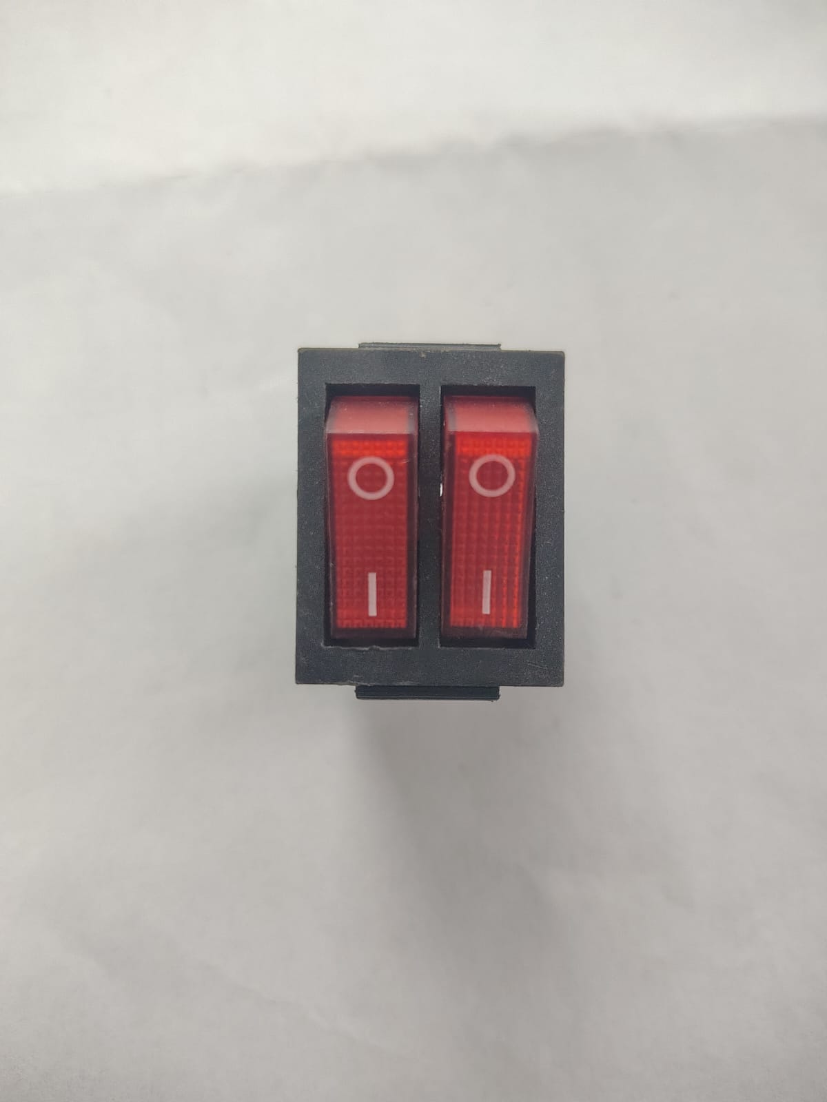 double red rocker switch 15a 250v (imported quality)