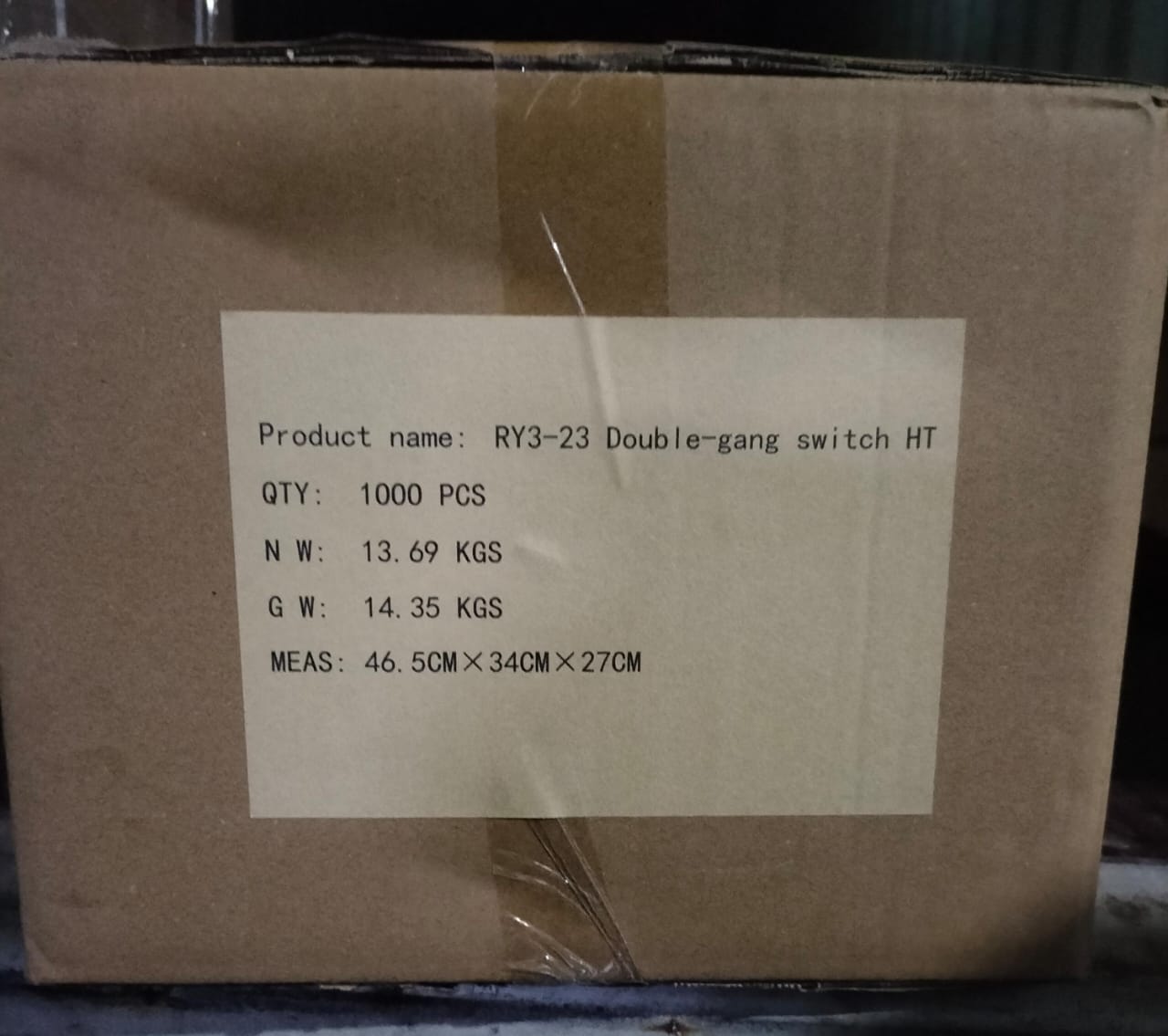 double red rocker switch 15a 250v (imported quality)
