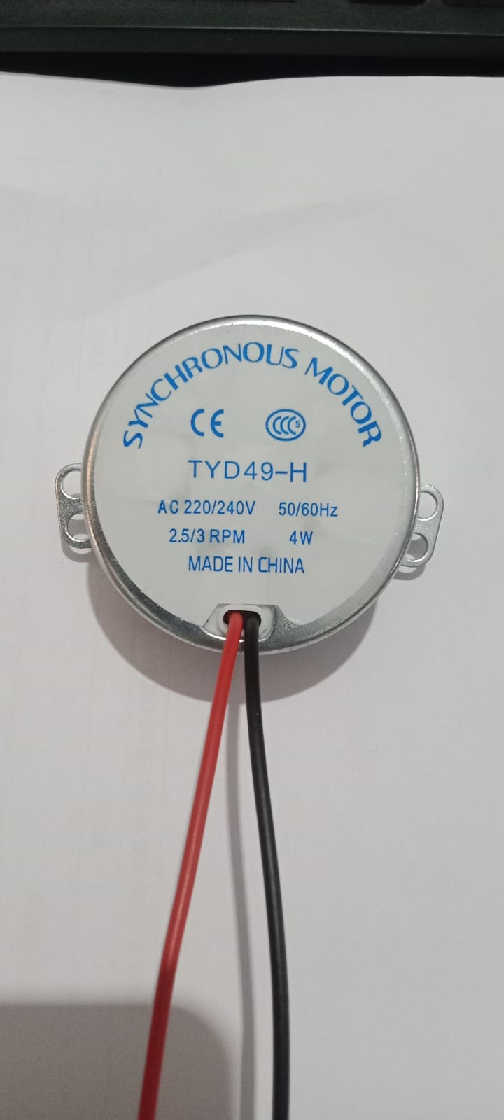 tyd49 h h cut synchronous swing motor (220–240v ac, 4w)